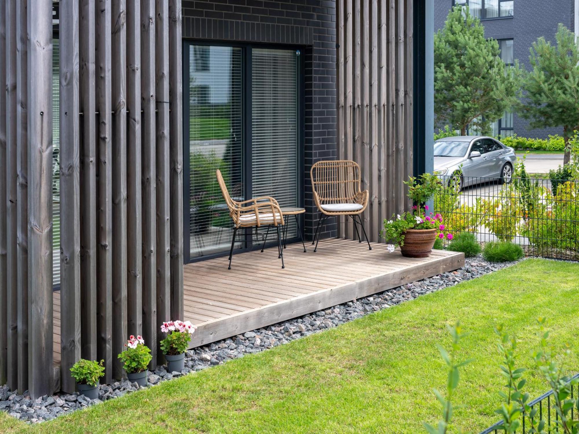 D33 Vilnius - Brand New Luxury Apartment With Terrace, Garden, Ac And Parking Exterior foto